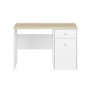Psací stůl Elmo 18, Bílá Alpská/Buk Fiord