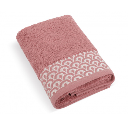 Froté ručník Krajka 50x100cm 500g starorůžová