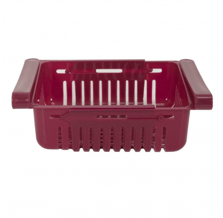 Závěsný koš do lednice bordový