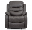 Polohovací křeslo, šedá, látka, TV-4086 GREY