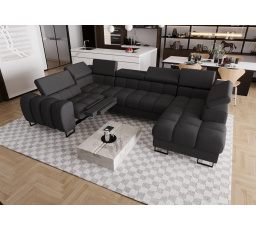 Rohová sedací souprava ASPEN MAX II , relax 198x350x170 cm - levá, volitelný odstín