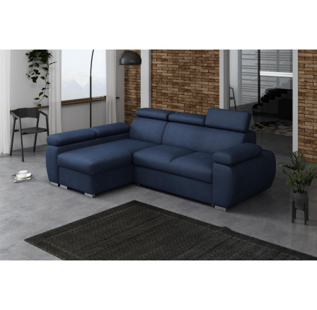 Rohová sedací soustava Bodie levá modrá Rohová sedací soustava Bodie levá modrá