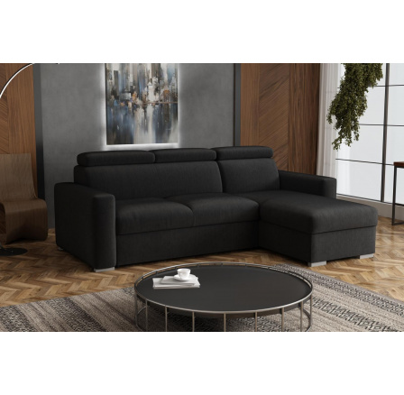 Sedací souprava Petrit pravá Kronos černá