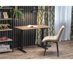 Psací stůl B53, dub artisan / černý