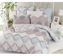 Povlečení bavlna 140x200, 70x90cm Mandy nitěný knoflík