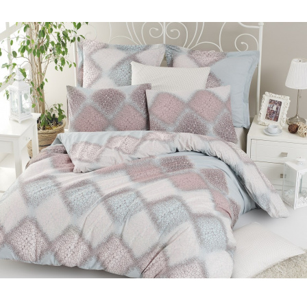 Povlečení bavlna 140x200, 70x90cm Mandy nitěný knoflík