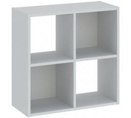 Regál CATCHY 4P, Bílá