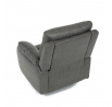 Polohovací křeslo, šedá, látka vintage, TV-4092 GREY3