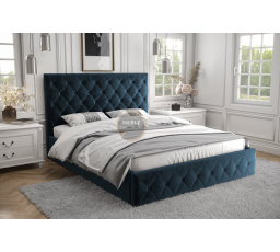 Postel ROMA - 180x200, Dřevěná, modrá