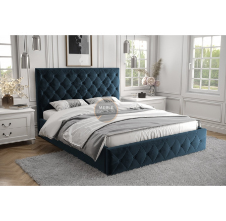 Postel ROMA - 180x200, Dřevěná, modrá Postel ROMA - 180x200, Dřevěná, modrá