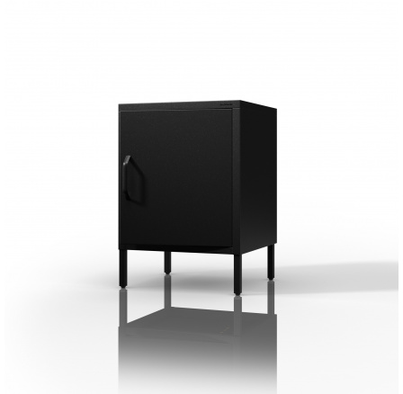 Kovový černý noční stolek Modern MIA X 424 x 595 x 400 mm