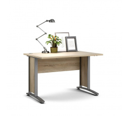 Psací stůl OFFICE 403/437, Dub sonoma/Šedá