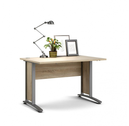 Psací stůl OFFICE 403/437, Dub sonoma/Šedá