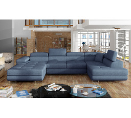 Sedací souprava ve tvaru U RODRIGO, Solid 77 Pravá