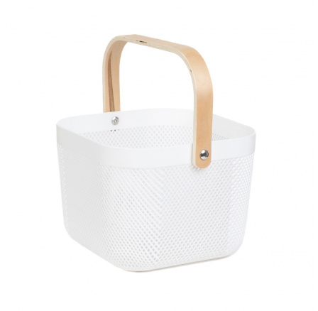 Koš ELIJAH bílý 21x21x18cm 881812