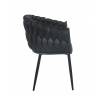 Židle velvet černá K7-FX