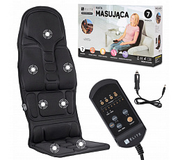 Masážní podložka na křeslo ME-MC10 Černá