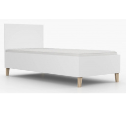 Dětská postel - FIGO 36, Bílá/Přírodní