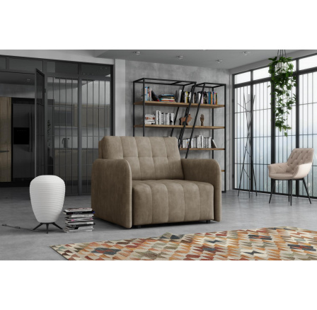 Rozkládací křeslo Vivian Grand I country 3/béžová