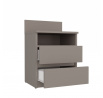Noční stolek Malvína M1, šedá
