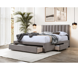 Postel s úložným prostorem GRACE 140, Béžový Velvet