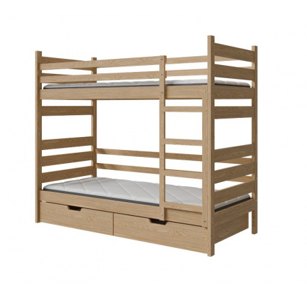 Postel "DAREK" - Barva korpusu: přírodní borovice