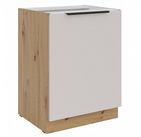 Kuchyňská skříňka Selva 60 D 1F dub artisan/kašmír