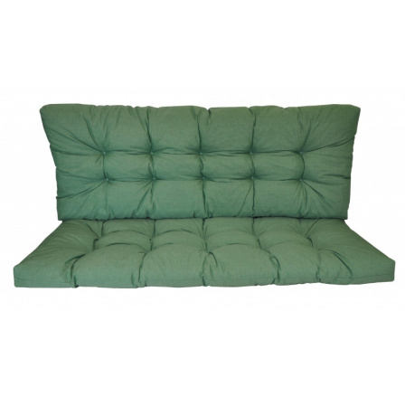 Polstr na zahradní houpačku 180 cm - látka tmavě zelený melír Polstr na zahradní houpačku 180 cm - látka tmavě zelený melír