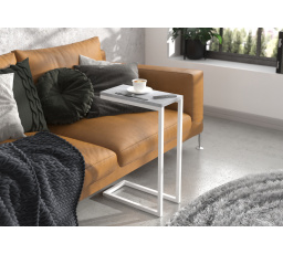 Pomocný stolek SPARK Bílý+Beton