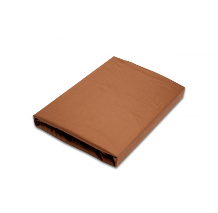 Napínací saténové prostěradlo hnědé Napínací saténové prostěradlo hnědé