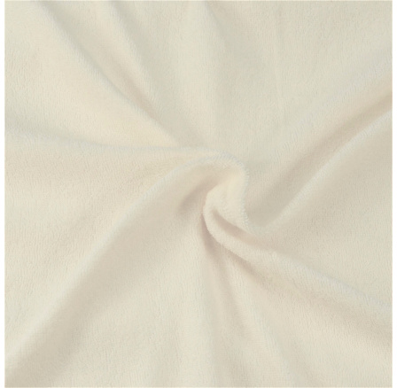 Froté prostěradlo smetanové 120x200