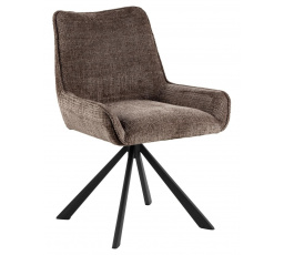 Otočné křeslo Eddie hnědé Juto 24