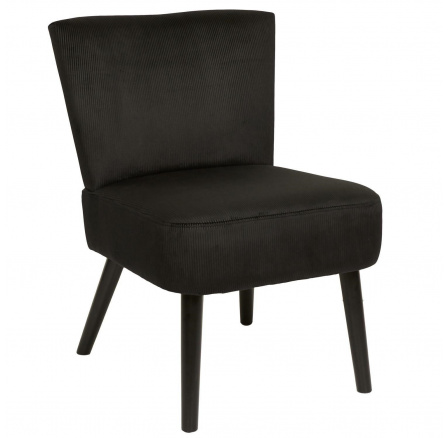 Křeslo Giulia černý manšestr