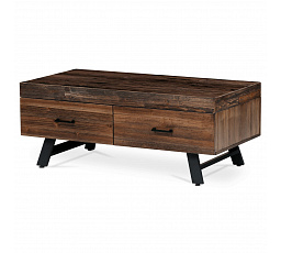 Konferenční stolek 120x60x48cm, masiv, old wood, AHG-536 PINE