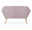Dvoumístná pohovka, růžová, látka, AK-322 PINK2