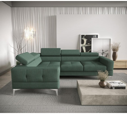 Rohová sedací souprava TOSCANIA 250x180 - levá, olivová