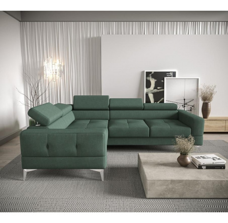 Rohová sedací souprava TOSCANIA 250x180 - levá, olivová
