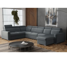 Sedací souprava Petrit U1 pravá Paros tmavě šedá