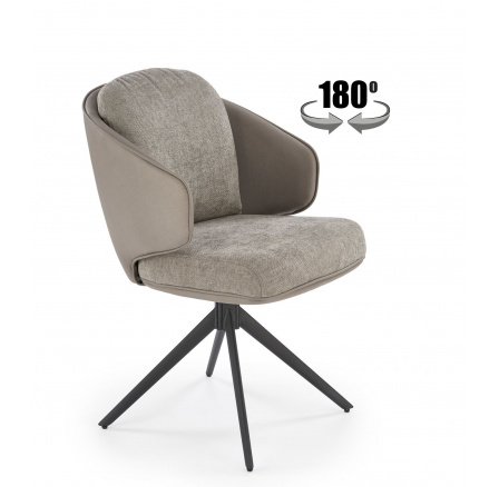 Jídelní otočná židle K554, Šedá/Světle šedá/Černá Jídelní otočná židle K554, Šedá/Světle šedá/Černá