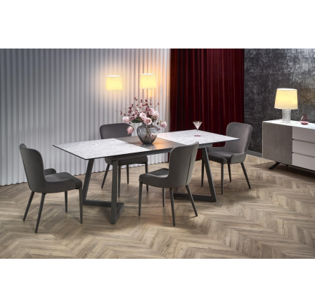 Jídelní stůl TIZIANO, světle šedý