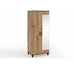 Dvoudveřová skříň se zrcadlem POLA 11 Artisan