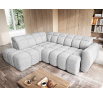 Rohová sedací souprava s elektrickým rozkládáním FALCONN - Levá, Coralline 01