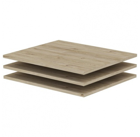 Přídavné police pro skříň BERNO 120 Jackson Hickory