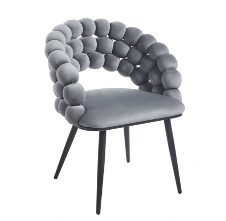 Židle velvet - Riviera 91 šedá K20-FX (B) Židle velvet - Riviera 91 šedá K20-FX (B)