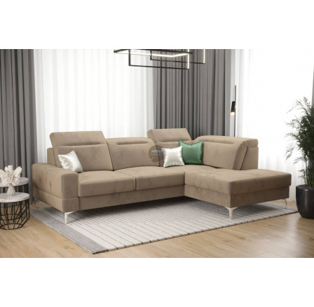 Rohová sedací souprava MALIBU MINI 180X250 - pravá, béžová