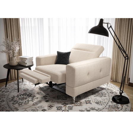 Křeslo MALIBU , relax - béžová