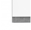 Komoda SIMPLICITY 232, Beton/Bílý lesk