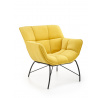 Křeslo BELTON, žluté