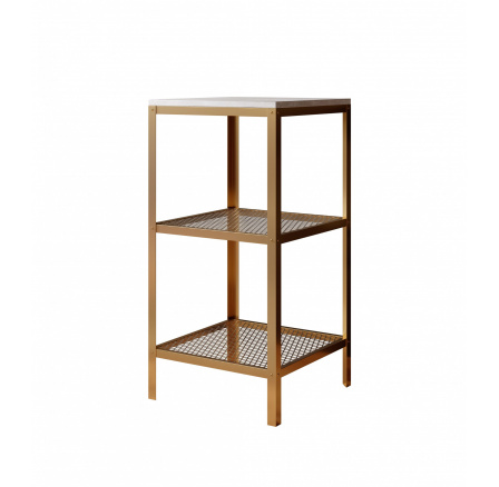 Regál Rolin Zlatý+Beton