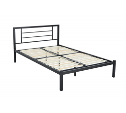 Kovová postel 120x200 černá LM2-FXJG